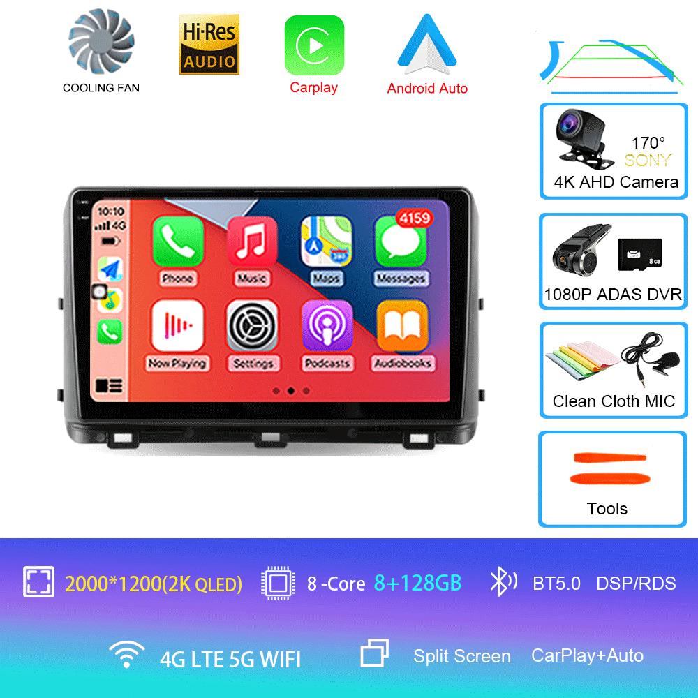 Android 14 For Kia Ceed 3 CD 2018 - 2022 Car Radio Multimedia Video Player Navigation GPS BT 5.0 DSP WIFI 4G Carplay 360 Camera