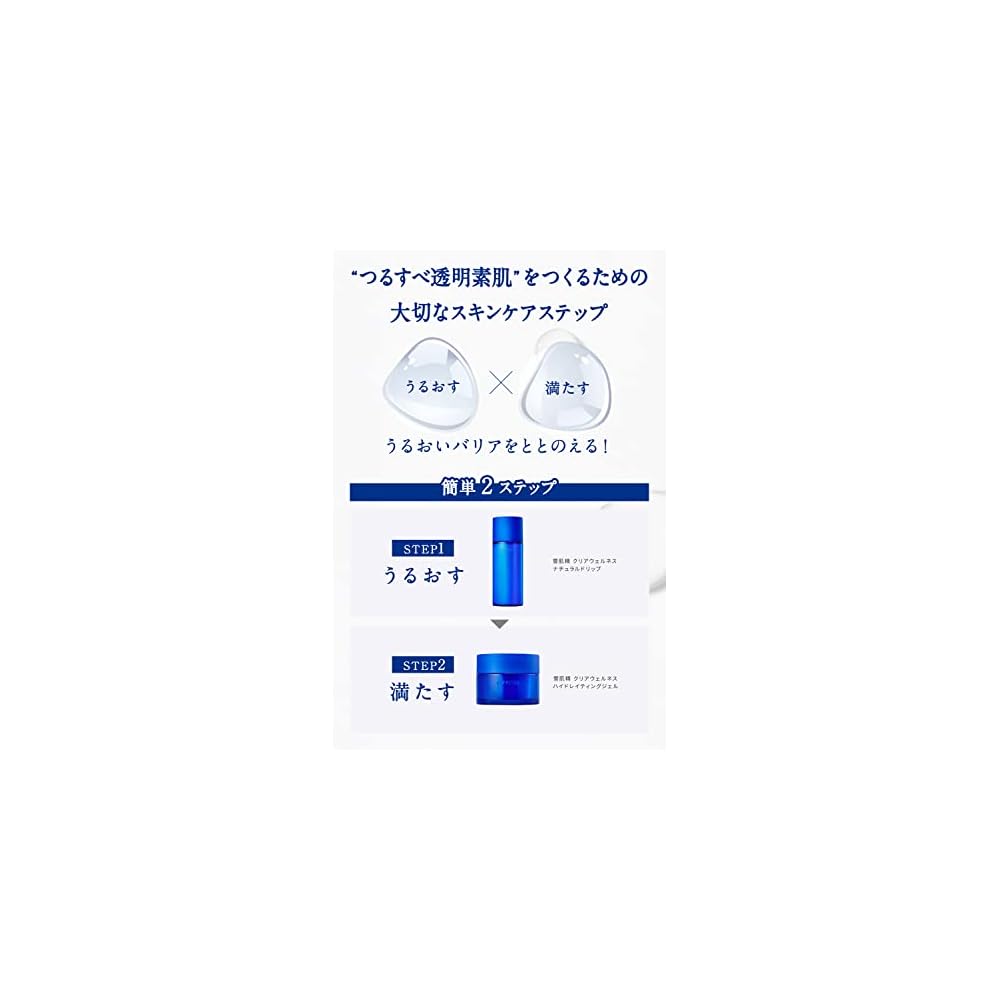 Sekkisei Clear Wellness Natural Drip Lotion Refill, 170mL, Colorless, 1 Count