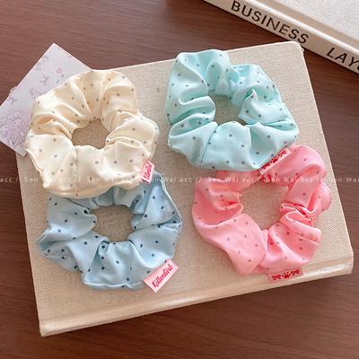 Sweet Bow Hair Band Lace Headband Hair Rope Lace Ponytail Large Intestine Girl Hair Hair