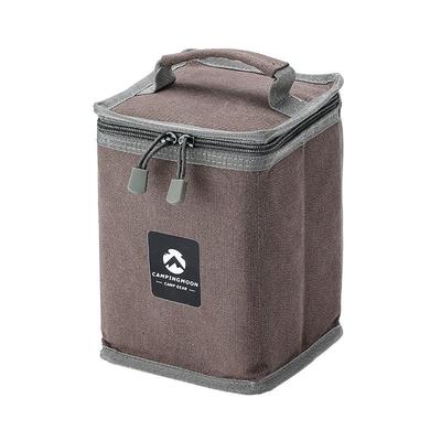 CAMPING MOON Canvas Storage Box for Lanterns and OD Cans, Fits Cans Up To 22cm In Height, T-8-BC
