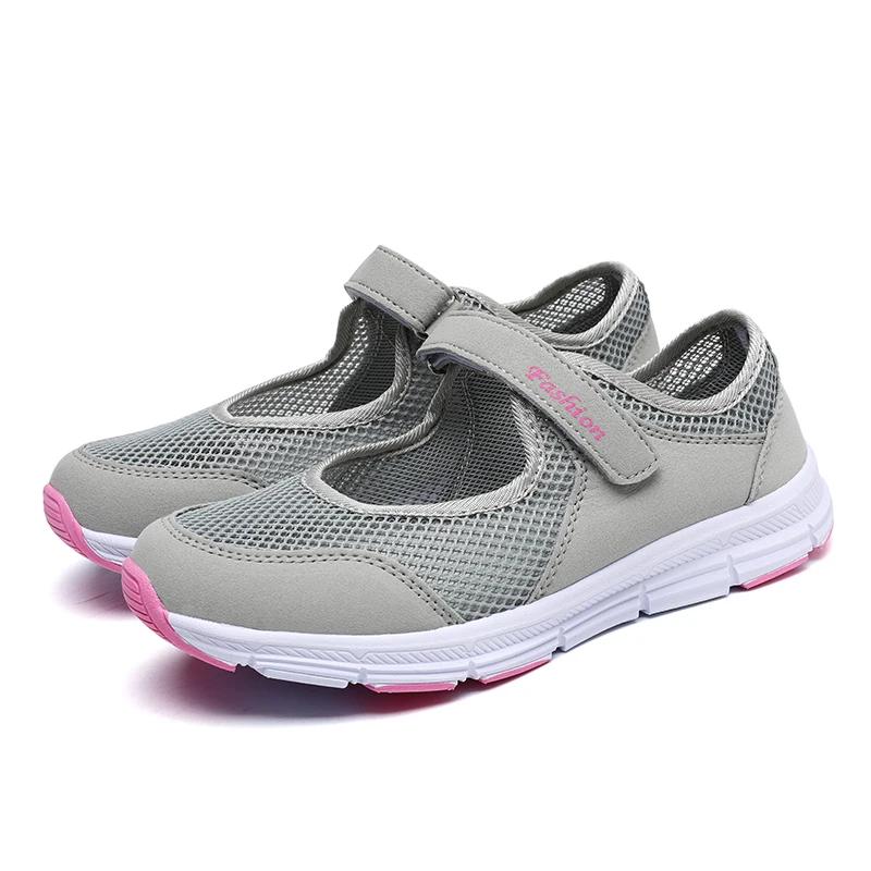 Fashion Women Sandals  Breathable Vulcanized Shoes White ZapaWomen Sneakers Breathable Mesh Casual Walking Shoes Zapatillas De Mujer