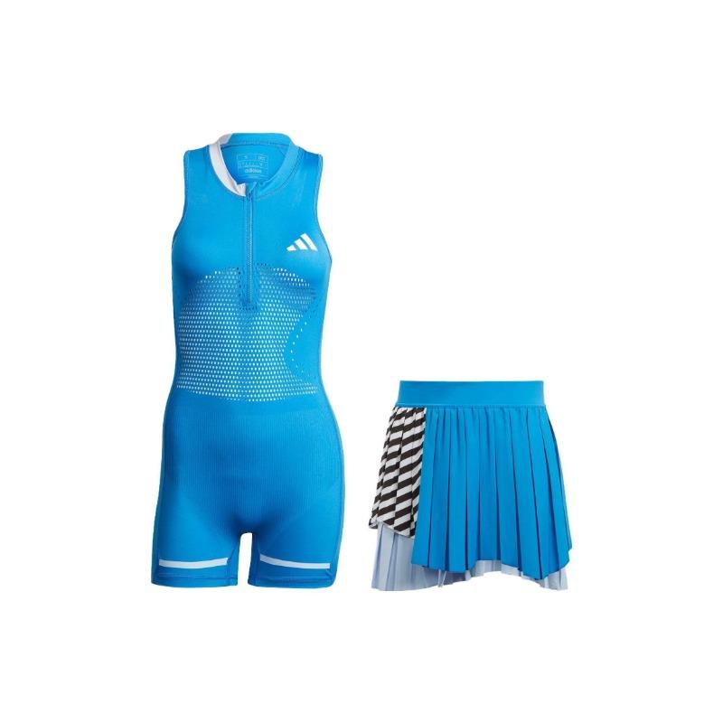 

adidas Women s AEROREADY Modular Pro Tennis Leotard Bright Royal HY5917 L