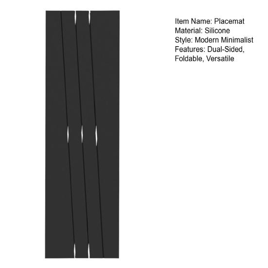 Foldable Silicone Trivet Placemat Heat-Resistant Non-Slip Mat for Kitchen Dining Double-Sided Essential Countertop Protector for Home Travel