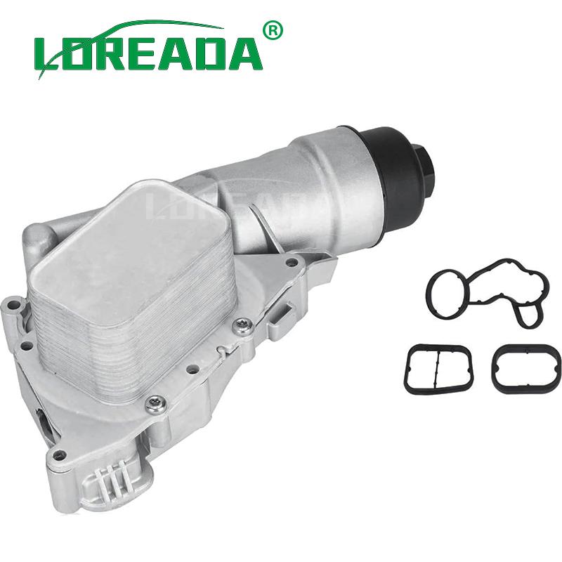 11428585235 Aluminum Oil Cooler For BMW 2 Series F45 F46 X1 F48 X2 F39 Mini F56 F55 F54 Engine Oil Filter Housing 11428511391
