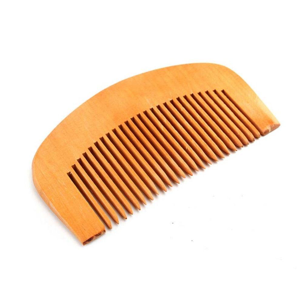 Wood Labor Wooden Comb Head Massager Anti-Static Peach Wood Comb Peach Wood Promote Blood Circulation Wood Comb Hair Styling