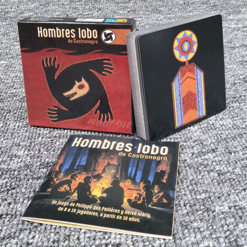 Werewolf Cards, Party Board Game, 24Pcs Card Deck, Social Deduction Game, Family Gathering Toy, Puzzle Leisure Activity