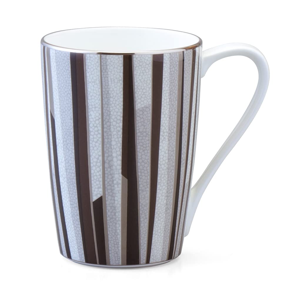 NARUMI Shagreen Mug, 380cc, Black, Modern and Simple Design, Father's Day Gift, Gift Boxed, 50994-2731