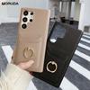Leather Card Slot Wallet Phone Case For Samsung S23 Ultra S20 S21 S22 Plus S8 S9 S10 Plus Note 10 20 Note 20 Ultra Ring Cover