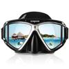 Kişiye Özel Lensli Scuba Dalış Yetişkin Şnorkelle Dalış Maskesi Serbest Dalış Maskesi, Miyopi Buğu Önleyici Dalış Gözlüğü Yetişkinler için