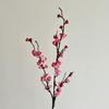 Artificial Plum Blossom Branch - Decorative Faux Flower Arrangement for Home