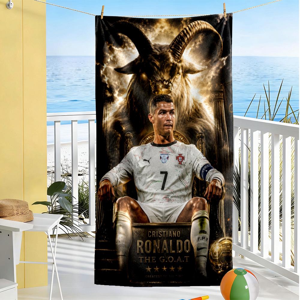Rise Juventus Beach Towel Quick-Dry Soft Microfiber Comfortable Lightweight Portable for Swimming,Beach,Camping, Travel, Beach Accessories,Gym