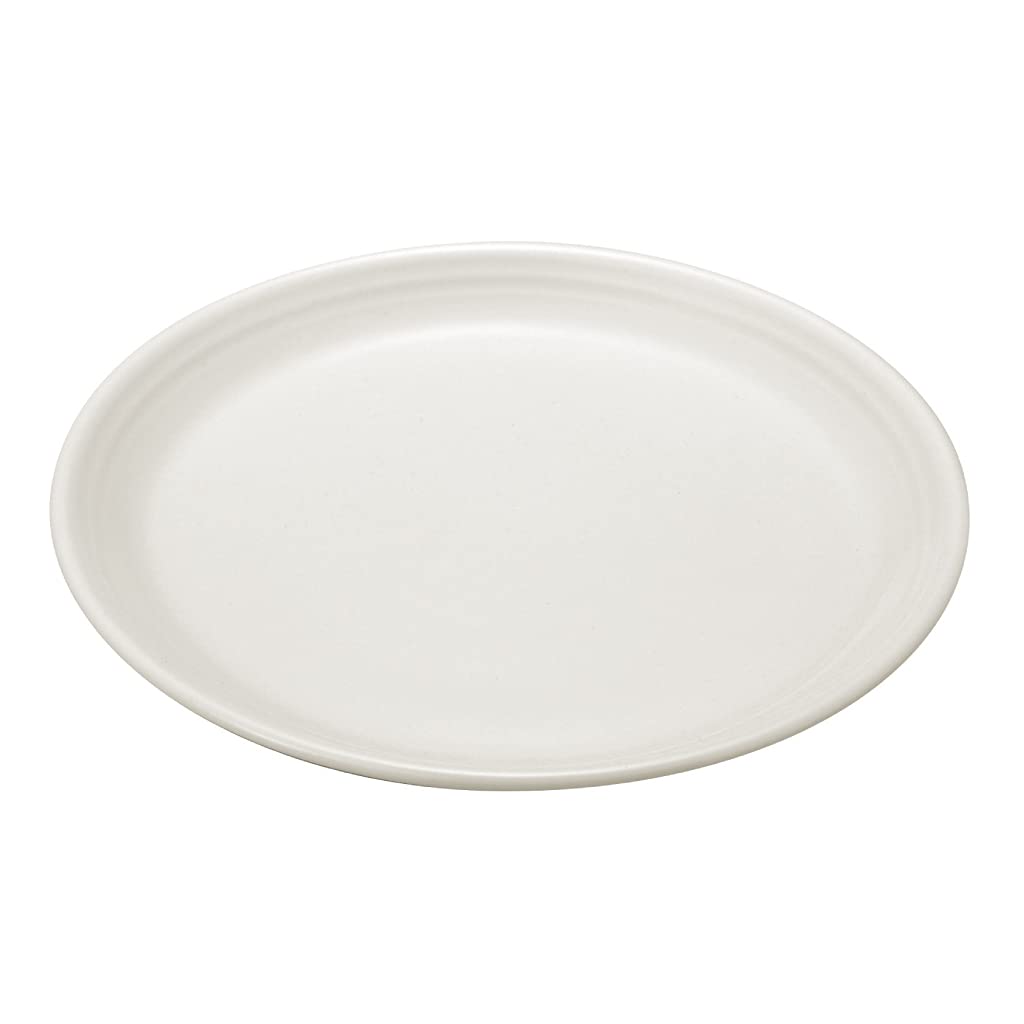 

Shinshu-yaki Plate L, Diameter 265 x Height 30mm [Made in Japan Ceramic, Microwave Safe, Far Infrared, Negative Ion]