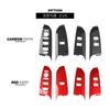 For Kia EV5 2024 2025 Car Tuning Carbon Fiber Window Button Cover Trim Car Interior Accessories LHD