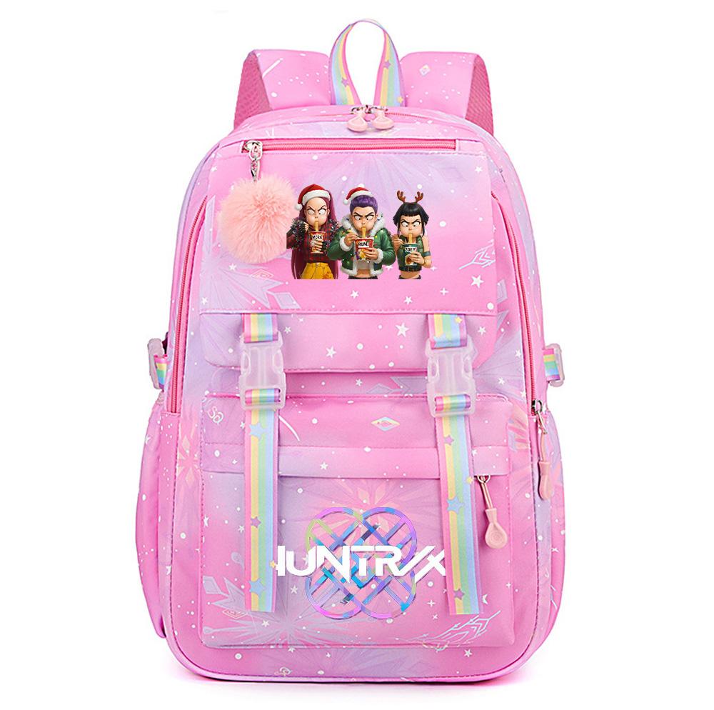 Christmas K-Pop Demon Hunters Printed Large Capacity Waterproof Backpack Teenger Student Girl Boy Schoolbag Bookbag waterproof Travel Bag Mochila