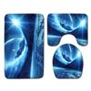 Star Bathroom Floor Mat Toilet Three-Piece Set