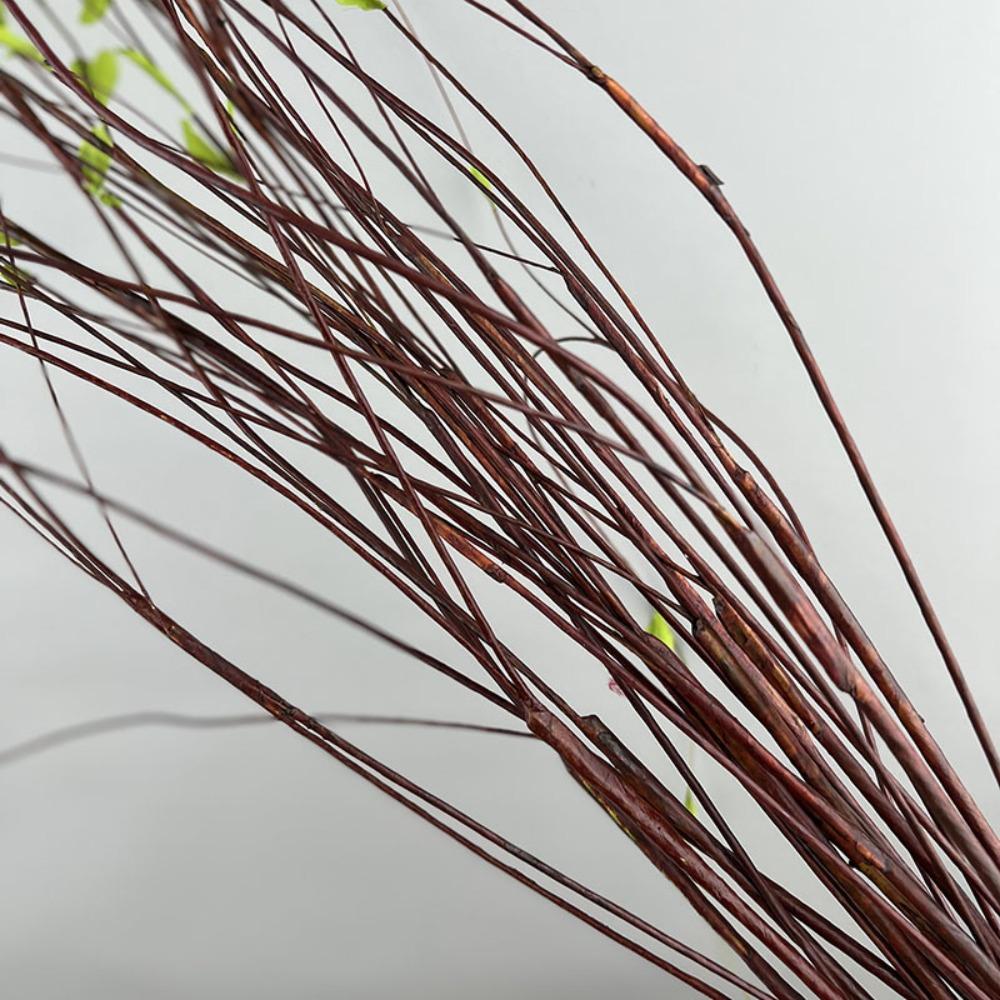130cm Fake Willow Tree Handmade Simulated Green Leaf Plants Hotel Restaurant
