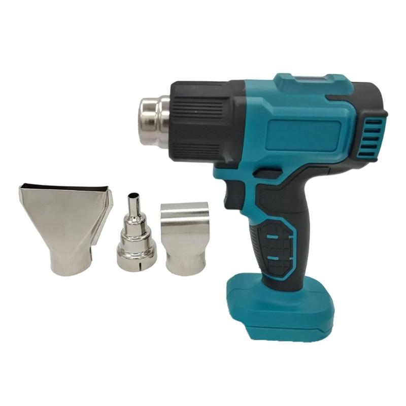Multipurpose Cordless Heat Guns for Crafts Compatibles with 18V Battery Features LCD Digital Display and Safety Switches