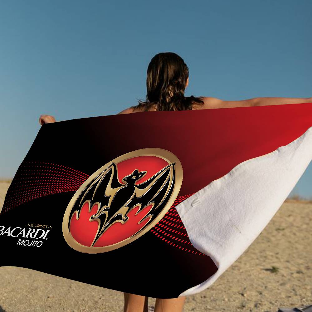 B-Bacardi Microfiber Beach Towel Absorbent Quick Dry Soft Yoga Swimming Resort Mountain Climbing Towel