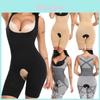 Lightweight Women Full Body Shaper Compression Shapewear With Double Layer Fabric For Hourglass Look