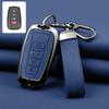 Zinc Alloy Leather Car Key Cover Housing Key Fob For Toyota Prius Camry Corolla C-Hr Chr Rav4 Land Cruiser Prado Key Fob