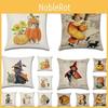 Brightly Colored Halloween Themed Pumpkin Animal Cushion Cover For Stylish Sofa Decor