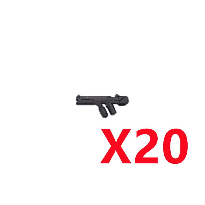 MOC War Building Blocks Movie Characters Soldier Weapons Accessories Rifle Heavy Demolition Pistol Mini Brick Gift Toy X018 DIY