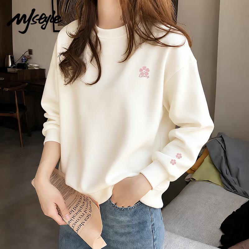 MJ STYLE Women's Casual Loose-Fit Sweatshirt