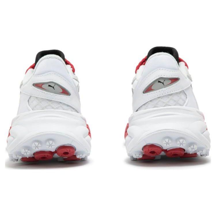 Puma Spirex Motogame Low Top Lifestyle Casual Shoes Women Sneaker White Red Black 397272-01