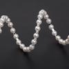 Artificial Pearl Bangle Rhinestone Stretch Bracelet