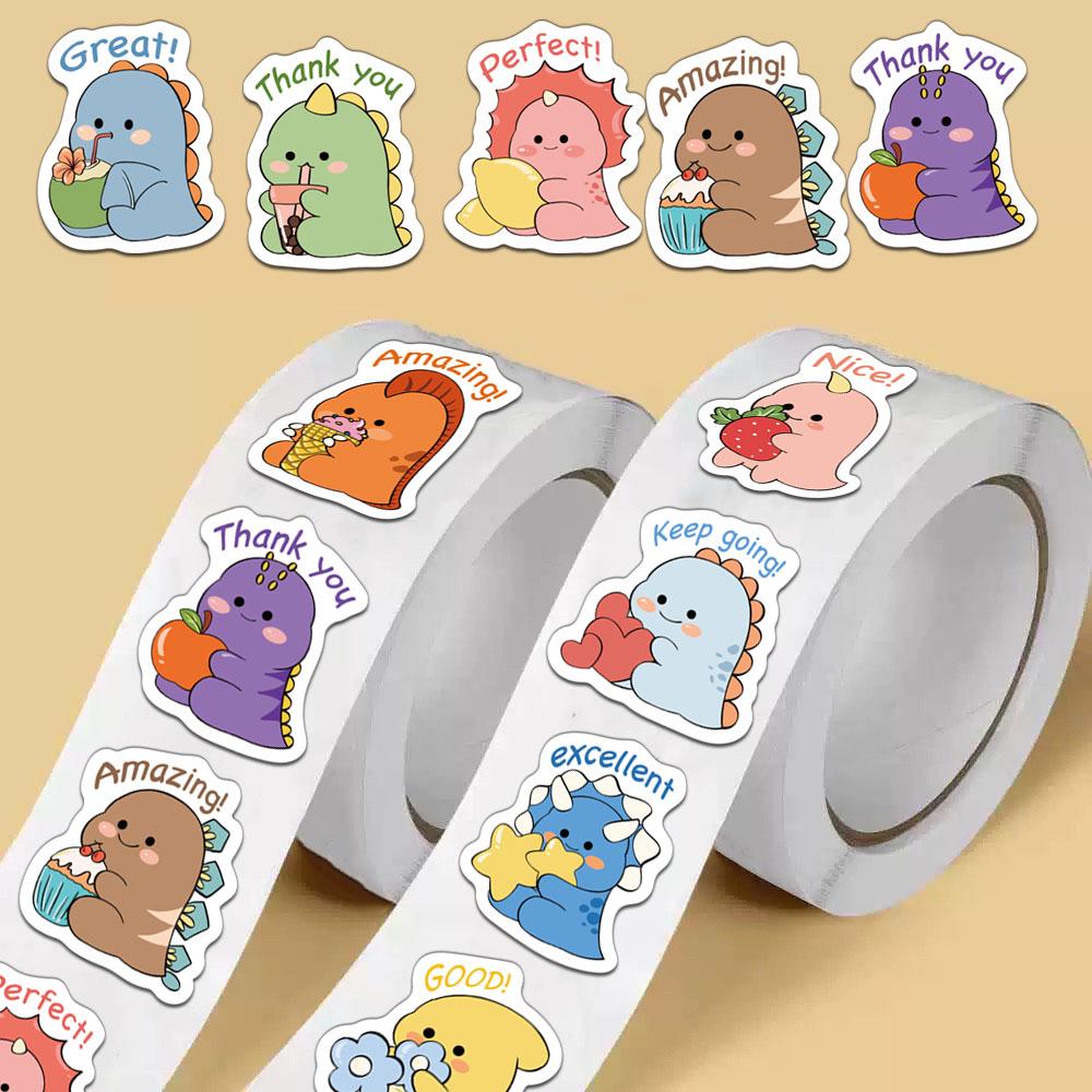 500 Dinosaur Reward Stickers: Creative DIY for Journals, Notebooks & Phone Cases