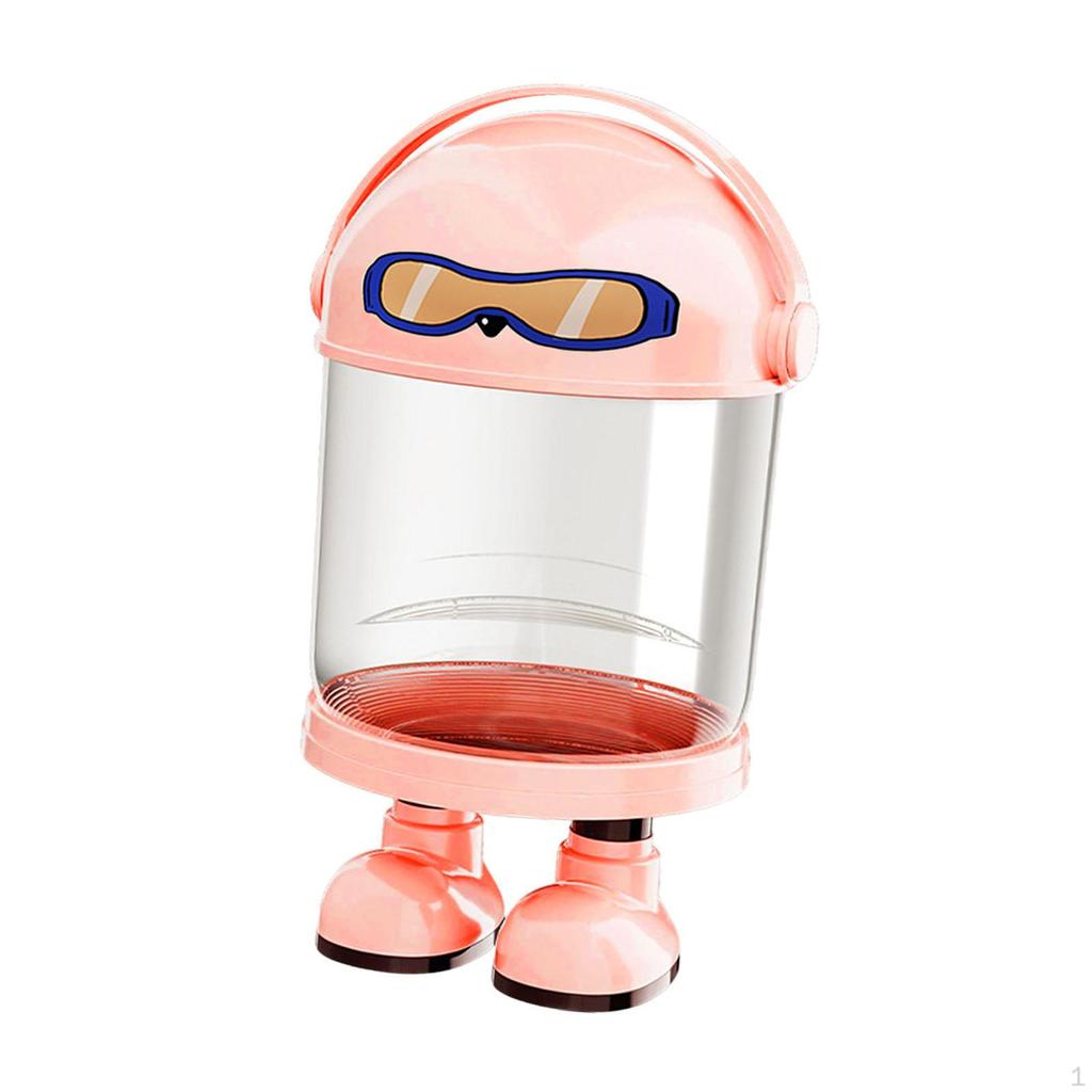 Stuffed Animal Storage Tube Doll Organizer Home Decor Transparent Space Saving Display Bucket for