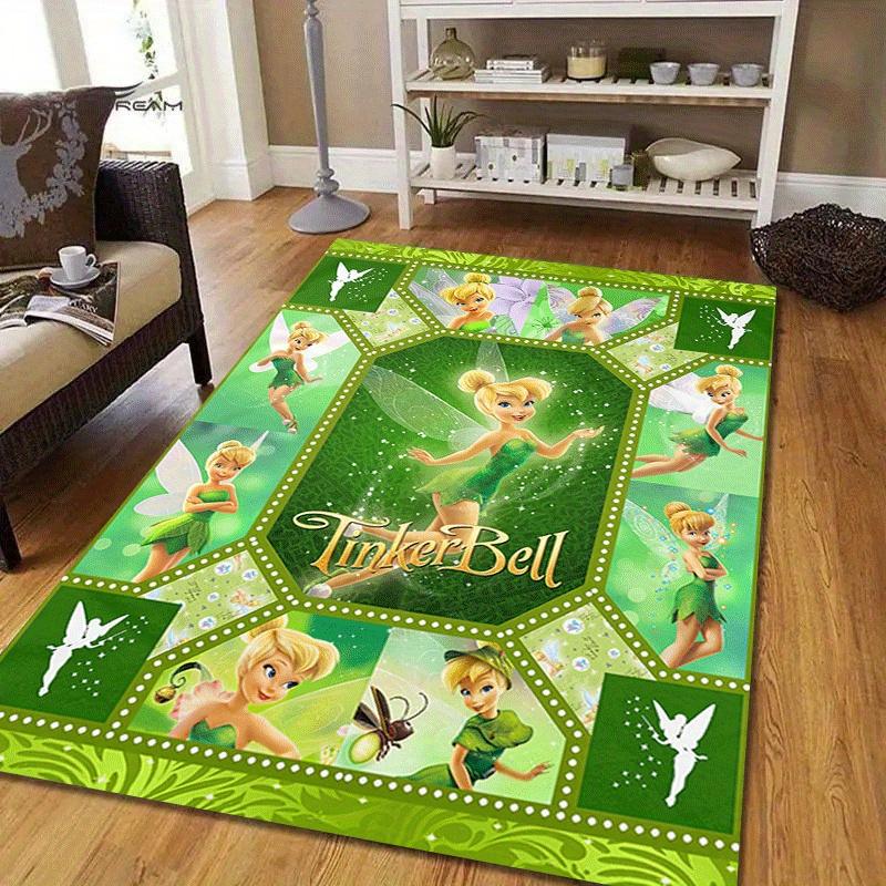 1pc Tinker-Bell Carpet Area Rug, Bedroom, and Playroom Durable, Stain-Resistant, and Easy To Clean, Living Room