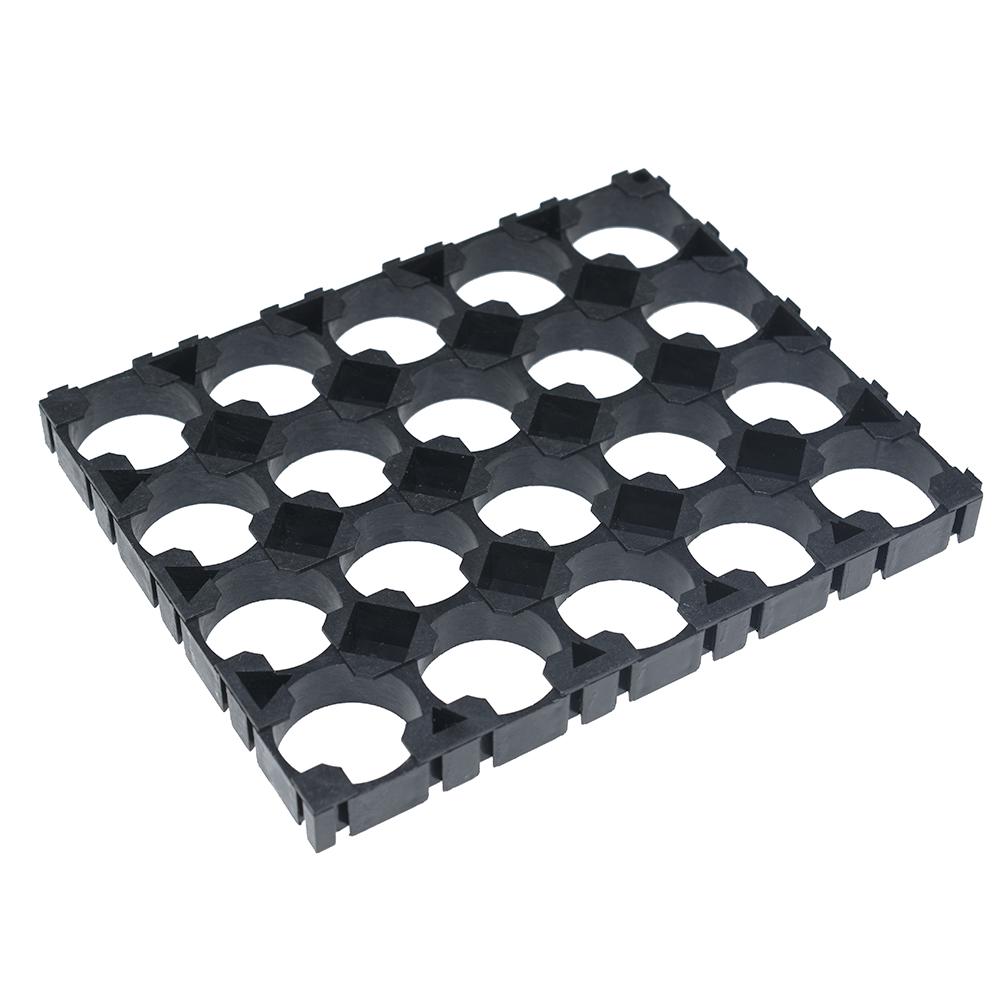 10pcs 4x5 Holder 18650 Lithium Cell Cylindrical Battery Case Holder Batteries Pack Plastic Holder Bracket for DIY Battery Pack