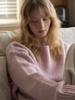 EIGHT DAYS A WEEK Alpaca Color Knit Pink Ad655