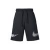 Pantalones Cortos Deportivos Casuales con Estampado de Logo Grande para Hombre Negro DX6310-010