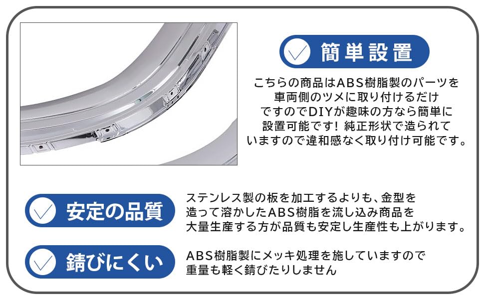 Mitsubishi Fuso Generation Canter Chrome Fender Bluetec Canter 20 Canter Truck Custom Aftermarket Panels, Compatible, Decor, Parts,