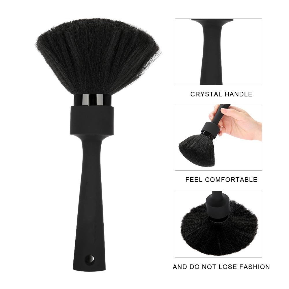 Soft Hair Brush Neck Duster Hairdressing Hair Cutting Styling Cleaning Brush