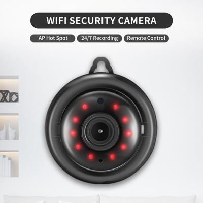 1080P WiFi Home Security Camera with AP Hotspot Support Max 64GB Micro SD Card 24/7 Recording (Not