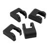 4 Stück/Set ABS Auto Türstopper Abdeckung Für Golf 7 MK7 7.5 MK7.5 2013-2020 Kunststoffteile Zubehör Schwarz