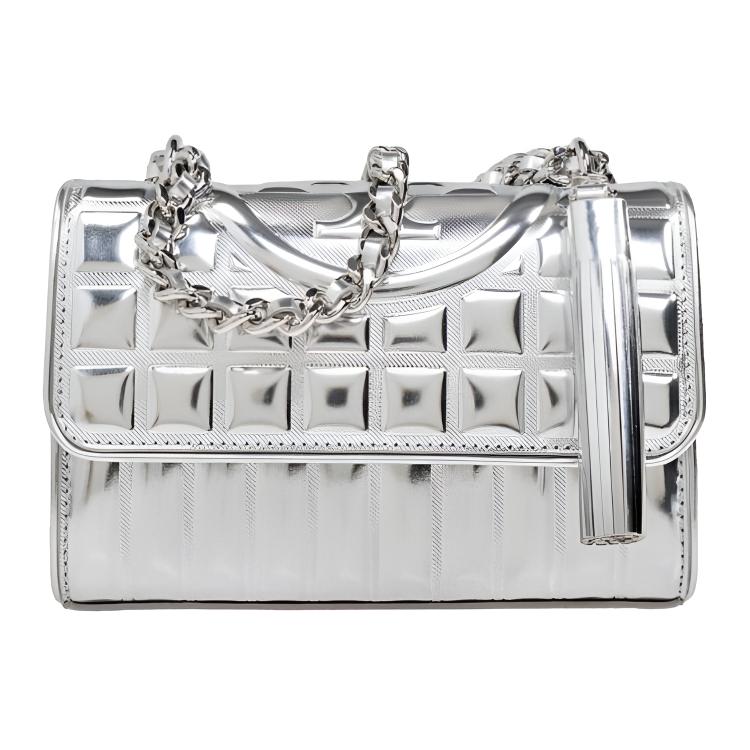 Tory Burch Fleming Metālisks Quilting Multi-Funkcionāla
