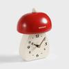 Cute Mushroom Retro Silent Desk Clock There Many Species Small Ones Table Clock Bedroom Bedside Dormitory Home Decor Die Uhr