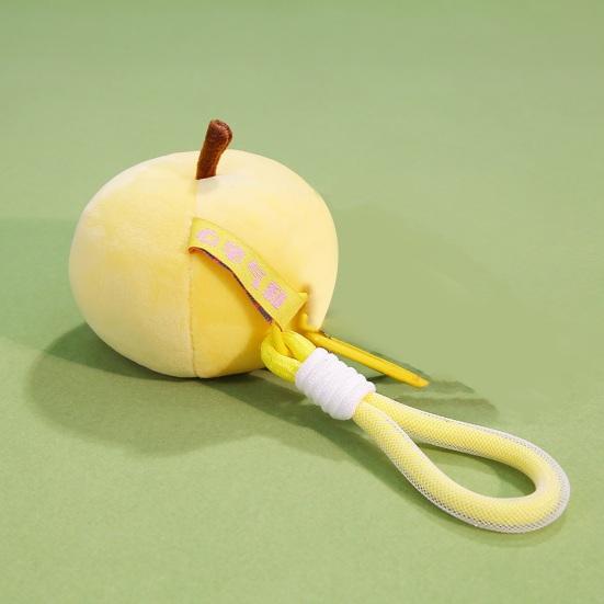 Cute Plush Squeeze Fruit Keychain Soft Mini Stuffed Toy for Stress Relief