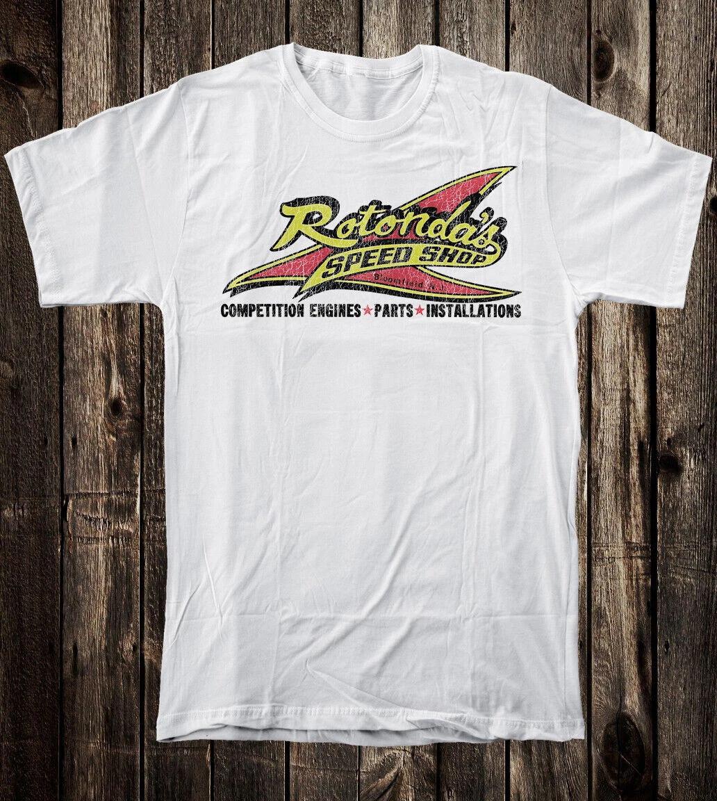 Футболка Hot Rod Drag Race Racing Rotonda s Speed Shop Нью-Джерси S