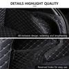 Full Cover Trunk Mat for Tesla Model Y 2017-2025 Juniper PU Leather Waterproof Cargo Protection Liner Car Interior Accessories