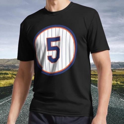

New Shirt David Wright #5 Jersey Number Active T-Shirt Funny Size S - 5XL 4XL