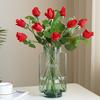 Moisturizing Rose Simulation Flower Single Lover Rose Home Decoration Valentine's Day Gift Rose Bud Bud