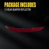 Fits For VW Jetta - Left Side Rear Bumper Reflector Light Brake Lamp EOA