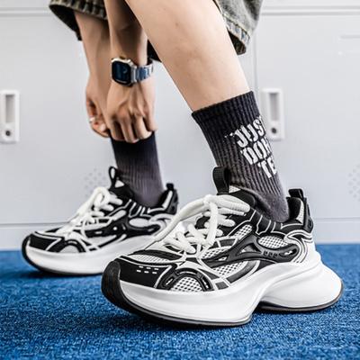 39-46 Übergröße Schuhe für Herren Hohe Qualität Lässig Laufen Sport Herrenschuhe Höhenerhöhend Dicksohlige Herren Plattform Sneaker