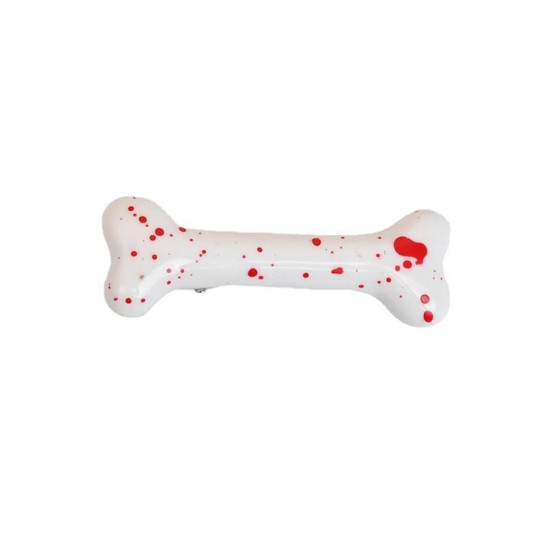 Novelty Bone Shaped Hair Clips Set of 2 Halloween Costume Accessory for Parties Cosplay and Themed Events