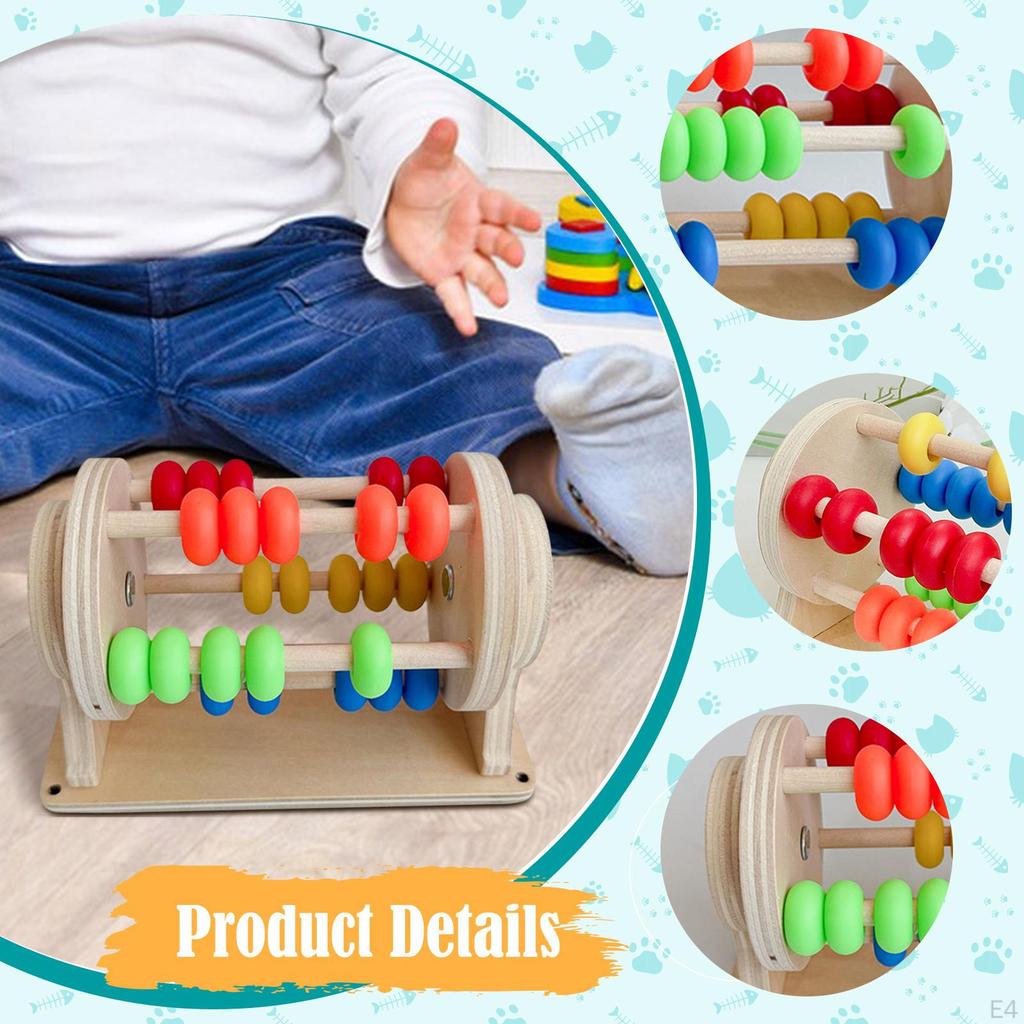 Educational Crawling Toy with Rotating Drum for Children, Ideal Travel, Airplanes And Walking